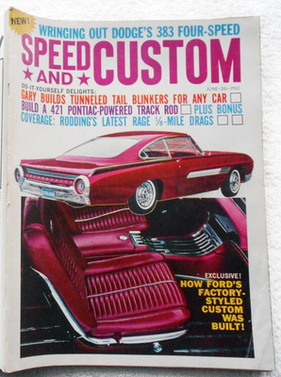 Ford Thunderbird Italien (1962) - auf dem Titelblatt von Speed and Custom im Juni 1963
