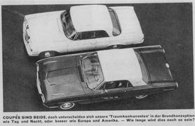 Ford Thunderbird gegen Mercedes-Benz 220 SE Coupé (1963) - Die Vergleichsfahrzeuge