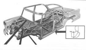 Ford Vedette (1955) - selbsttragende Karosserie Ford Vedette (1955) - selbsttragende Karosserie