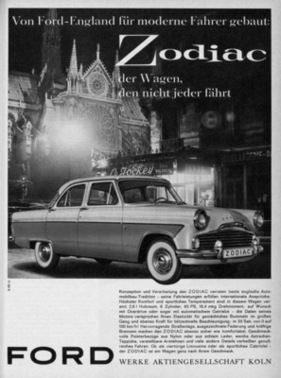 Ford Zodiac (1960) - Werbung - der Wagen, den nicht jeder fährt
