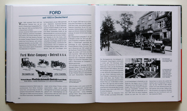 Bild Ford - seit 1903 in Deutschland - Buch "Deutsche Autos 1885 - 1920"