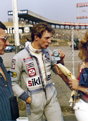 Formula Ford driver Bellof at Hockenheim in 1980