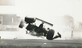 Formel Unfall in Kassel - Historisches Flugplatzrennen Kassel Calden