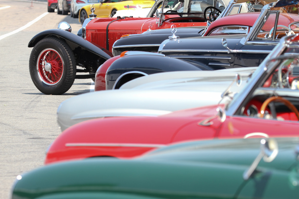 Formliche Entwicklung der Mercedes-Modelle, angefangen beim S von 1928 in Monza - Passione Caracciola 2017