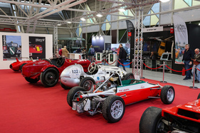 Formula-Italia-Rennwagen von Fiat-Abarth zusammen mit anderen italienischen Sport- und Rennwagen - 42. Auto e Moto d'Epoca 2025