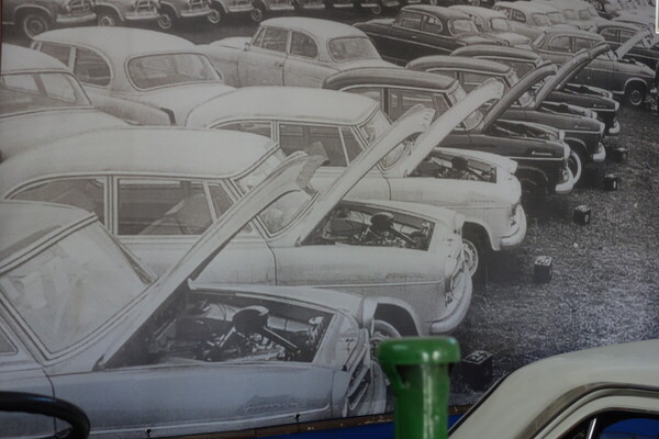 Foto von Haldenfahrzeugen nach der Pleite von Borgward – Zu Besuch in der Sammlung Hilker