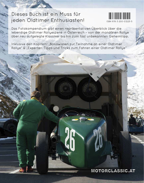 Fotokompendium Oldtimer Rallyes Österreich - Einband hinten Fotokompendium Oldtimer Rallyes Österreich - Einband hinten