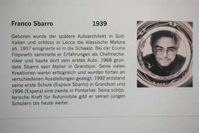 Franco Sbarro auf der Autobau "Wall of Fame" - verliehen anlässlich der Vernissage zur Sonderschau Sbarro Concept-Cars in der autobau erlebniswelt Franco Sbarro auf der Autobau "Wall of Fame" - verliehen anlässlich der Vernissage zur Sonderschau Sbarro Concept-Cars in der autobau erlebniswelt