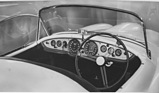 Frazer-Nash Mille Miglia (1950) - Blick ins Cockpit - Genfer Autosalon 1950
