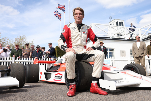Image: Freddie Hunt with his father's McLaren - 83rd Goodwood Members' Meeting 2026