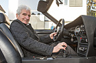 Bild: Friedrich Indra in seinem Intermecchanica Indra