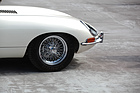 Front des Jaguar E Types der ersten Serie - Eindrücke DolderClassics vom 7. September 2014