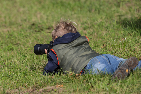 Früh übt sich, wer ein Profifotograf werden will - 5. Gedenkfahrt zum Michaelskreuzrennen 2017