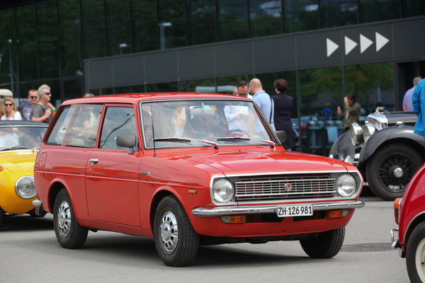 Früher Toyota 1000 bei der Ankunft - Swiss Classic World Luzern 2019