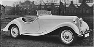 Image: Earlier Hebmüller creation: Hanomag Sturm sports two-seater from 1936 (Kar. Hebmüller; 6 cyl., 2252 cm3, 50 hp)