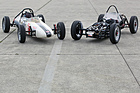 Bild: Fuchs Formel V (1967) - rechts das Chassis des ZARP von 1966
