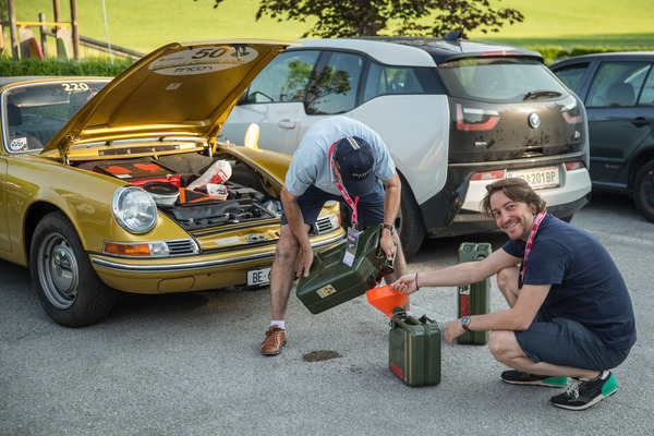 Für Mensch und Maschine wurde für einmal Benzin zur Nebensache, ...