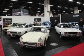 Für einmal weder Mercedes noch Porsche, dafür ein Fiat Dino Coupé, ein Triumph GT6 und ein Fiat 124 Coupé - Retro Classics Cologne Köln 2017