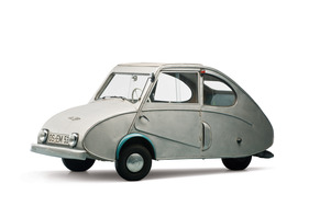 Fuldamobil N-2 (1953) - angeboten an der Versteigerung des Bruce Weiner Microcar Museums durch RM Auction am 15. und 16. Februar 2013