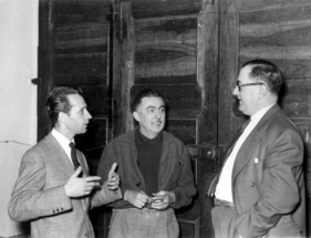 G. Michelotti mit A. Vignale und R. Braunschweig (Chefredaktor AR) (1953)