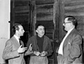 G. Michelotti mit A. Vignale und R. Braunschweig (Chefredaktor AR) (1953)