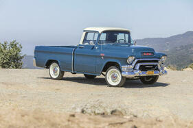 GMC 100 Blue Chip V8 Pickup (1956) - offered as lot 010 at the Bonhams Quail auction on August 19, 2022