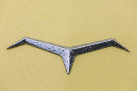 GSM Flamingo GT (1964) - stilisierter Flamingo auf dem Bug