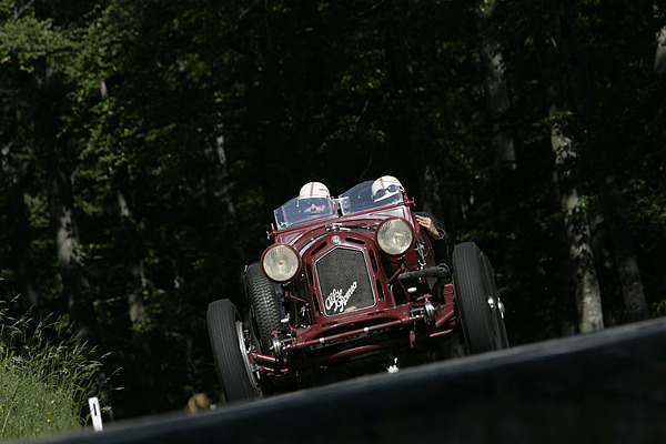 Gaisbergrennen 2011 - Alfa Romeo 6C 1750 S (1929) - schneller Alfa auf dem Weg zum Gaisberg