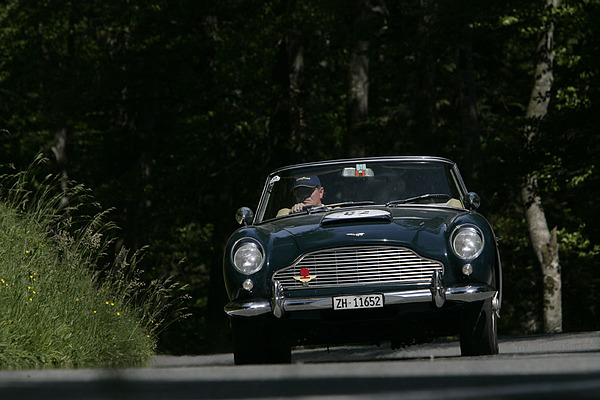 Gaisbergrennen 2011 - Aston Martin DB 5 Convertible (1965) - zum Gaisberg hoch