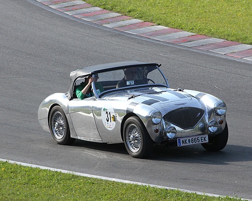 Gaisbergrennen 2011 - Austin Healey 100 4 (1955) - auf dem Salzburgring