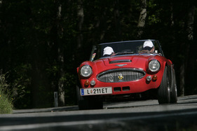 Gaisbergrennen 2011 - Austin Healey 3000 (1965) - zum Gaisberg hoch