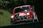 Gaisbergrennen 2011 - Austin Mini Cooper 1275 S (1969) - Rauno Aaltonen mit Beifahrer Mark Dixon auf dem Weg zum Gaisberg