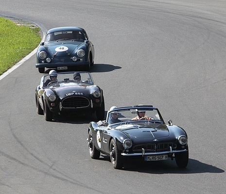 Gaisbergrennen 2011 - BMW 507 (1958) - BMW vor AC und Porsche auf dem Salzburgring