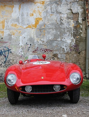 Gaisbergrennen 2011 - Ferrari 500 Mondial (1955) - im Fahrerlager am Fusses des Gaisberg