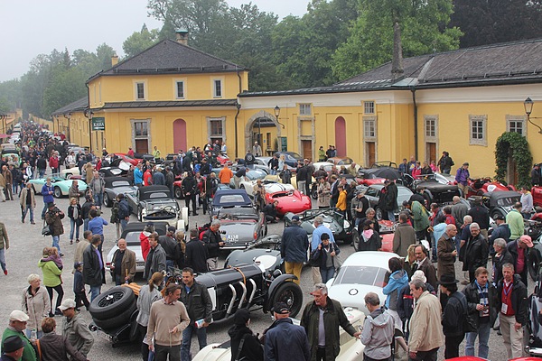 Gaisbergrennen 2011 - Impressionen - Aufstellen der Fahrzeuge in Hellbrunn