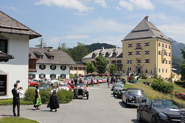 Gaisbergrennen 2011 - Impressionen - Mittagessen im Schloss Fuschl