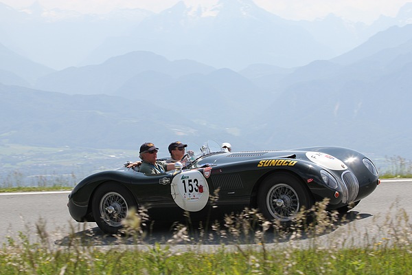 Gaisbergrennen 2011 - Jaguar C Type (1953) - auf dem Gaisberg