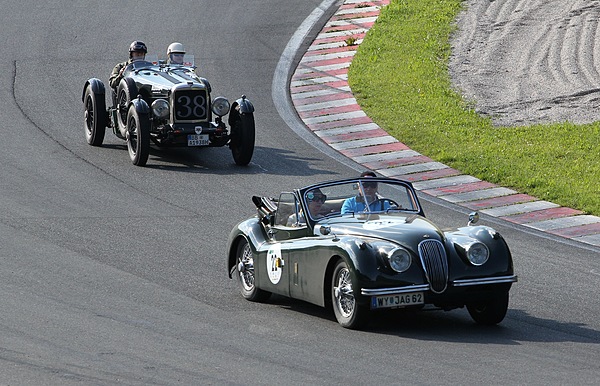 Gaisbergrennen 2011 - Jaguar XK 120 DHC (1953) - auf dem Salzburgring
