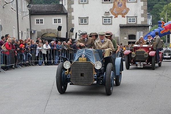 Gaisbergrennen 2011 - Lohner Porsche Hybrid (1901) - nach absolvierter Rundfahrt wieder zurück