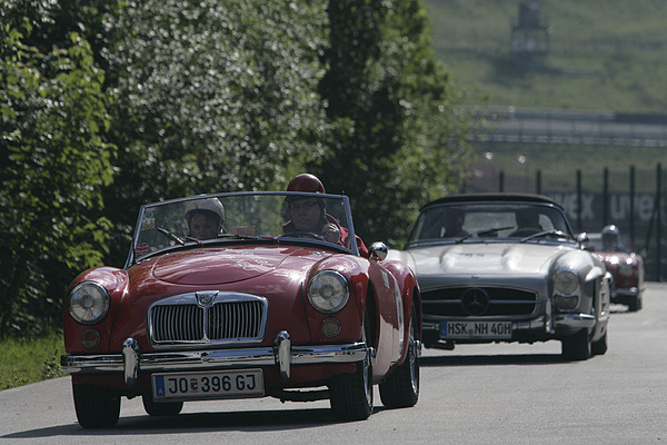 Gaisbergrennen 2011 - MG A (1957) - vor dem Start auf dem Salzburgring