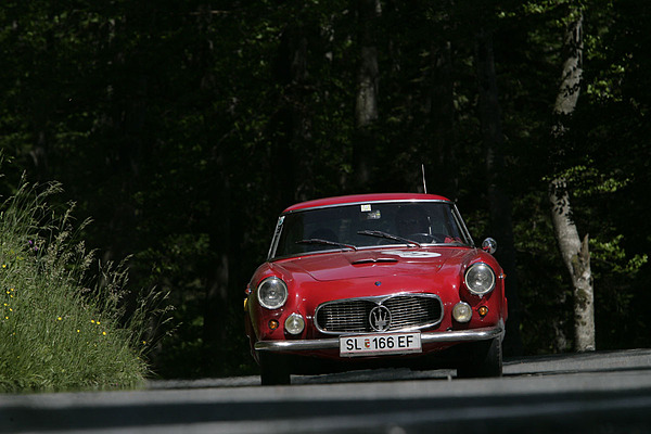 Gaisbergrennen 2011 - Maserati 3500 GT (1961) - auf dem Weg zum Gaisberg