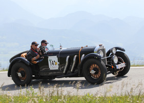 Gaisbergrennen 2011 - Mercedes-Benz SSK (1929) - im Zielbereich des Gaisbergs