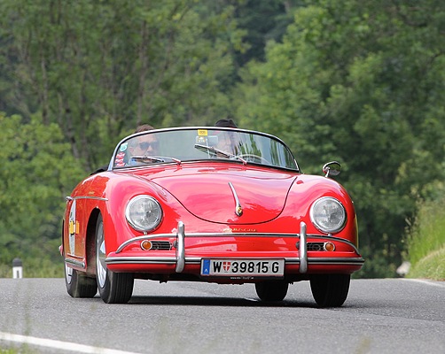 Gaisbergrennen 2011 - Porsche 356 (1958) - Angriff auf den Gaisberg