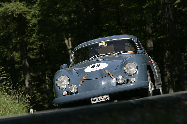Gaisbergrennen 2011 - Porsche 356 A 1600 S (1959) - schnelle Fahrt auf den Gaisberg