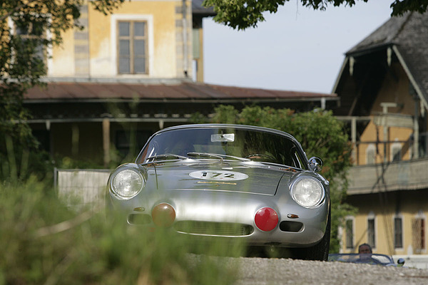 Gaisbergrennen 2011 - Porsche 356 Carrera GTL Abarth (1960) - Ankunft im Fahrerlager