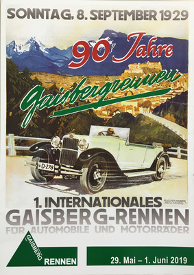 Image: Gaisbergrennen 2019 - Brochure