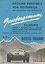 Image: Gaisbergrennen annual program cover page 1960