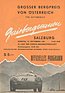 Image: Gaisbergrennen annual program cover page 1961