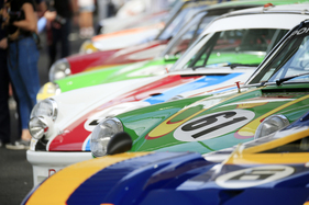 Ganz schön bunte Aufstellung - Porsche Rennsport Reunion 2018 Ganz schön bunte Aufstellung - Porsche Rennsport Reunion 2018