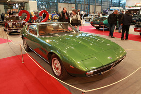 Ganz schön grün - Maserati Ghibli 4700 von 1969 (Bremen Classic Motorshow 2018)